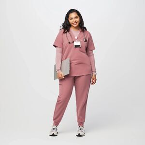 FIGGS Scrub Set in Mauve Size 3X